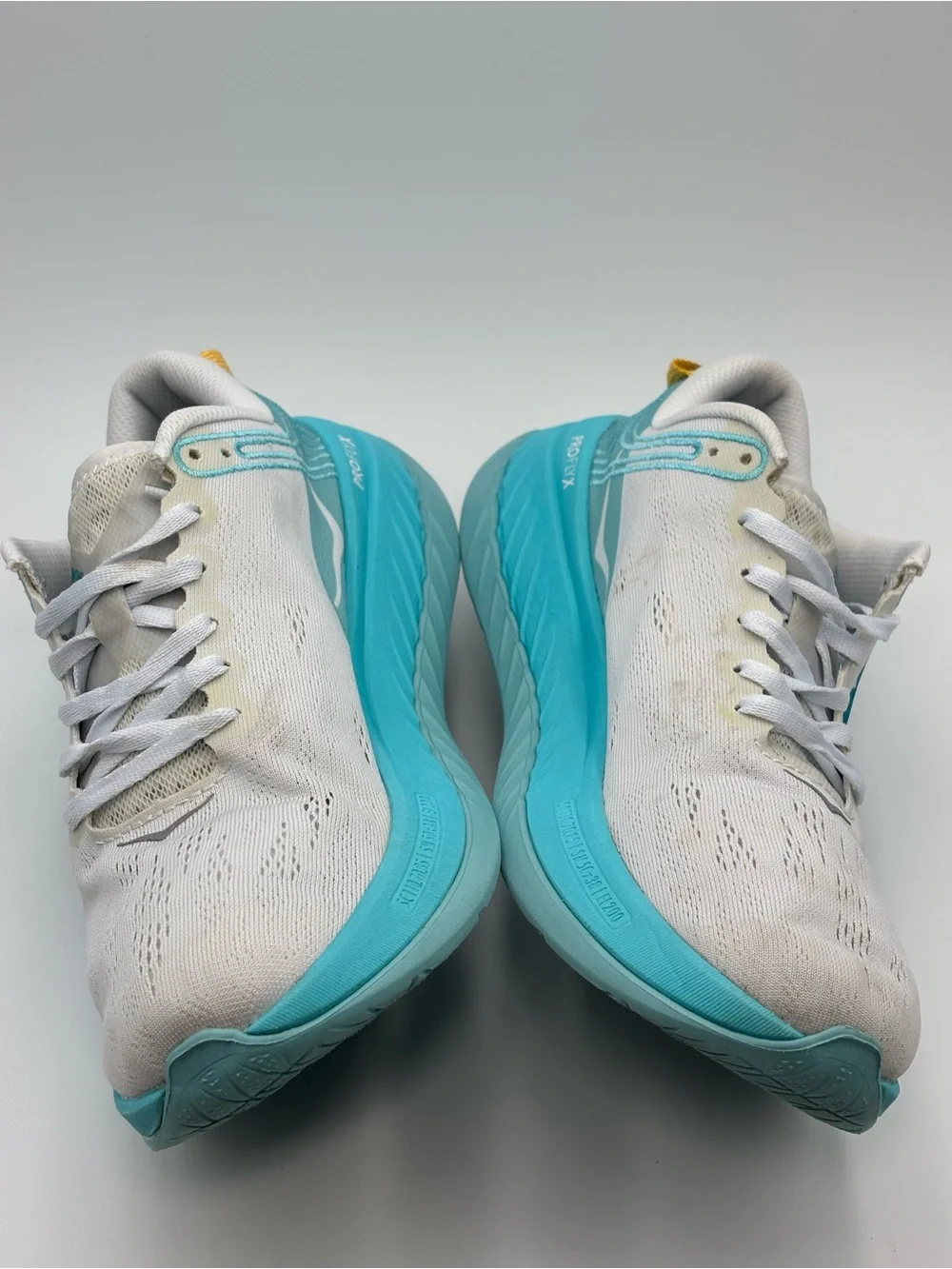 Hoka One One Carbon‎ X Women's 1102887 WALB Running Shoes Light Blue Size 7